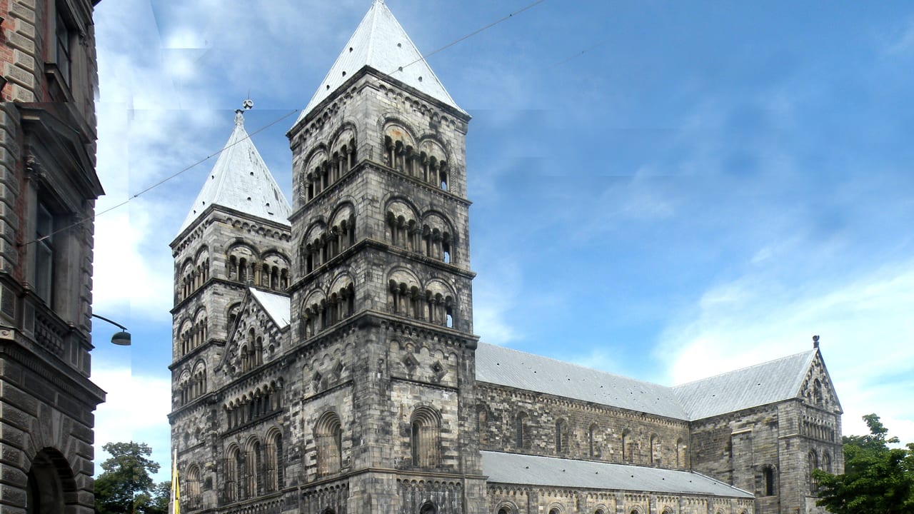Fasadtvätt Lund - Lunds domkyrka