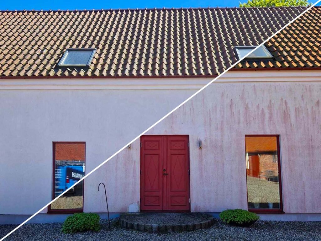 Tvätta Fasad i Skåne Före Efter